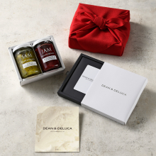 商品画像 DEAN & DELUCA（ディーン&デルーカ） ギフトカタログ IVORY（アイボリー）＋ジャムアソート（キウイ・ラズベリー）【風呂敷包み】※カードタイプ