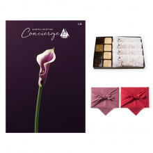 商品画像 ハートフルセレクションコンシェルジュ LSコース+<KOGANEAN>こがねもなか・こいねり・どら各4個【慶事用・風呂敷包み】