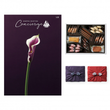 商品画像 ハートフルセレクションコンシェルジュ LSコース+帝国ホテルクッキー 詰め合わせセット【慶事用・風呂敷包み】