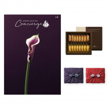 商品画像 ハートフルセレクションコンシェルジュ LSコース+ アンリ・シャルパンティエ フィナンシェ・マドレーヌ詰合せ【慶事用・風呂敷包み】