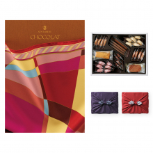 Vent Ouest ヴァンウエスト カタログギフト Chocolat ショコラ 帝国ホテルクッキー 詰め合わせセット 京都 風呂敷包み Concent コンセント