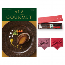 商品画像 ALA GOURMET（ア・ラ・グルメ）　グルメカタログギフト　スノウ ボール＋箸二膳(金ちらし)【風呂敷包み】