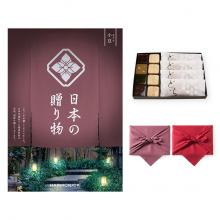 商品画像 日本の贈り物　カタログギフト　小豆（あずき）+＜KOGANEAN＞【風呂敷包み】こがねもなか・こいねり・どら各4個