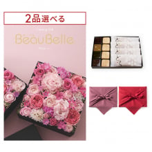 商品画像 [1冊から2品選べる] BEAUBELLE （ボーベル） カタログギフト FRAISE（フレーズ） +＜KOGANEAN＞【風呂敷包み】こがねもなか・こいねり・どら各4個