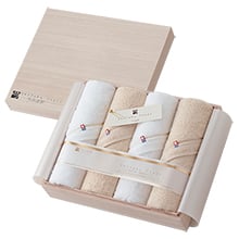 今治謹製 Shifuku Towel（至福タオル） 木箱入り　SH2414 (バスタオル4Ｐ)