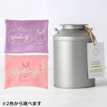 商品画像 Narue（ナルエー）ランドリーケース小＆ とみおかクリーニング洗濯洗剤プラス（ミルク缶入）ギフトセット（A）