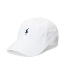 商品画像 POLO RALPH LAUREN（ポロ ラルフ ローレン） コットン チノ クラシック スポーツ キャップ　WHITE