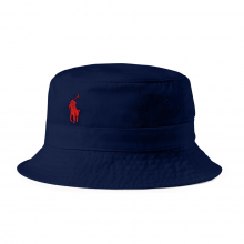 商品画像 POLO RALPH LAUREN（ポロ ラルフ ローレン） コットン チノ ポロ バケットハット　NEWPORT NAVY　サイズS/M