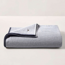 商品画像 RALPH LAUREN HOME（ラルフ ローレン ホーム）OXFORF ST ハーフブランケット（NAVY）【化粧箱入り】