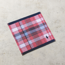 商品画像 RALPH LAUREN HOME（ラルフ ローレン ホーム）CLASSIFICATION TOWEL Chambers(RED MULTI)ミニタオル