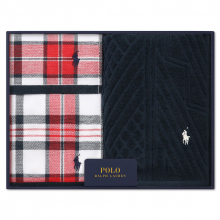 商品画像 POLO RALPH LAUREN HOME（ポロ ラルフ ローレン ホーム）バス＆ハンド＆ウォッシュタオル（レッド・ネイビー）【化粧箱入り】