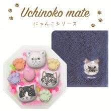 商品画像 Uchinoko mate ラムネと金平糖とハンカチ(ラグドール)