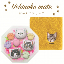 商品画像 Uchinoko mate ラムネと金平糖とハンカチ(サバトラ)