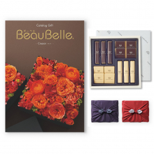 商品画像 BEAUBELLE （ボーベル） カタログギフト CRESSON（クレソン）+帝国ホテル チョコレート(TA-20BE)セット【京都・風呂敷包み】【10月14日より出荷予定】