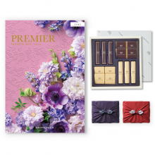 商品画像 【10月14日より出荷予定】PREMIER(プルミエ) カタログギフト ミニョン +帝国ホテル チョコレート(TA-20BE)セット【京都・風呂敷包み】
