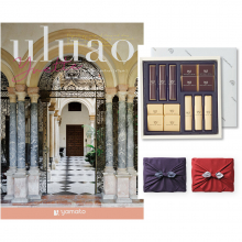 商品画像 【10月14日より出荷予定】uluao(ウルアオ) カタログギフト Yvette(イヴェット)+帝国ホテル チョコレート(TA-20BE)セット【京都・風呂敷包み】