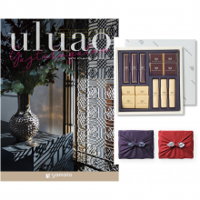 商品画像 【10月14日より出荷予定】uluao(ウルアオ) カタログギフト Gaztelugatxe(ガステルガチェ)+帝国ホテル チョコレート(TA-20BE)セット【京都・風呂敷包み】