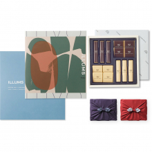 商品画像 【10月14日より出荷予定】ILLUMS (イルムス) ギフトカタログ チボリ+帝国ホテル チョコレート(TA-20BE)セット【京都・風呂敷包み】