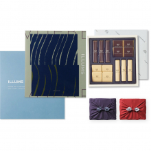商品画像 【10月14日より出荷予定】ILLUMS (イルムス) ギフトカタログ ベルビュー+帝国ホテル チョコレート(TA-20BE)セット【京都・風呂敷包み】