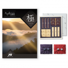 商品画像 【10月14日より出荷予定】JTB たびもの撰華 カタログギフト Premium極(きわみ)+帝国ホテル チョコレート(TA-20BE)セット【京都・風呂敷包み】