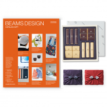 商品画像 【10月14日より出荷予定】BEAMS DESIGN CATALOG GIFT ORANGE +帝国ホテル チョコレート(TA-20BE)セット【京都・風呂敷包み】