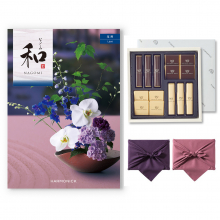 商品画像 和（なごみ） カタログギフト 塩瀬（しおせ） +帝国ホテル チョコレート(TA-20BE)セット【京都・風呂敷包み】【10月14日より出荷予定】