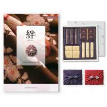 商品画像 【10月14日より出荷予定】絆(きずな) カタログギフト 新緑(しんりょく) +帝国ホテル チョコレート(TA-20BE)セット【京都・風呂敷包み】