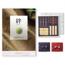 商品画像 【10月14日より出荷予定】絆(きずな) カタログギフト 希望(きぼう) +帝国ホテル チョコレート(TA-20BE)セット【京都・風呂敷包み】
