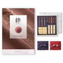 商品画像 【10月14日より出荷予定】絆(きずな) カタログギフト 親愛(しんあい) +帝国ホテル チョコレート(TA-20BE)セット【京都・風呂敷包み】