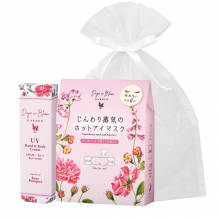 商品画像 Days in Bloom（デイズインブルーム） ガーデン ホットアイマスク5枚＆UV ハンド・ボディークリーム（ローズブーケ）