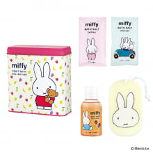 商品画像 miffy（ミッフィー）バスセットスクエア缶＜バスソルト/ボディウォッシュ/バススポンジ＞
