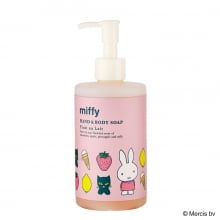 商品画像 miffy（ミッフィー）オイルインハンド＆ボディーソープ（フルーツオ・レの香り）300mL