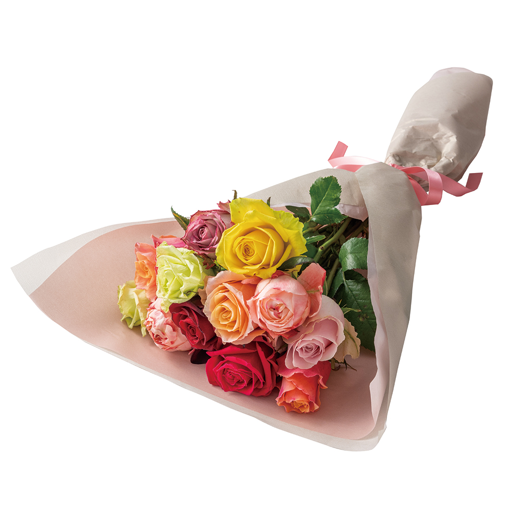 Hoshi Farm ホシファーム バラ花束 ミックス 12本 Concent コンセント