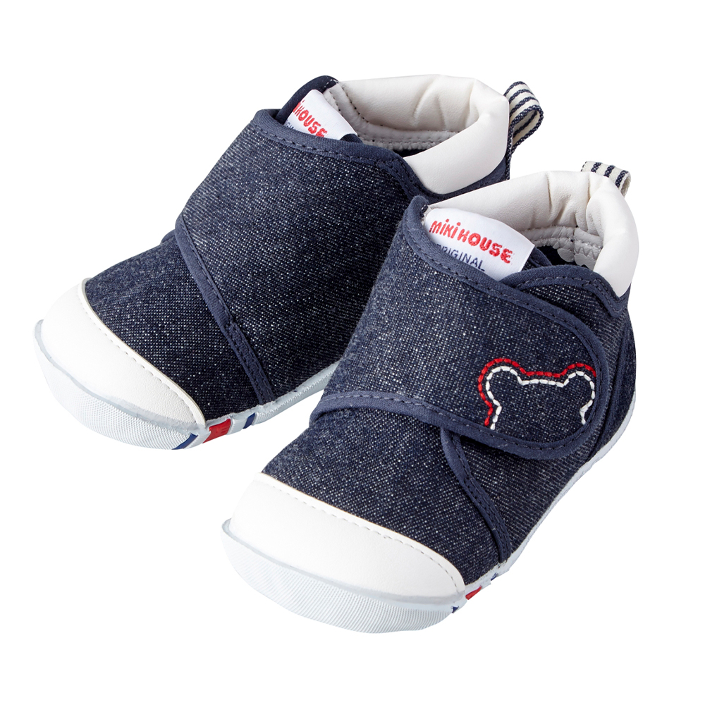 Miki House ミキハウス ファーストベビーシューズ インディゴブルー Concent コンセント