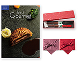 best Gourmet（ベストグルメ） グルメカタログギフト beauvau（ボーヴォー）＋箸二膳(金ちらし)