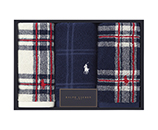 RALPH LAUREN HOME（ラルフ ローレン ホーム） トールマッジヒル ウォッシュタオル＆ハンドタオル2Pセット