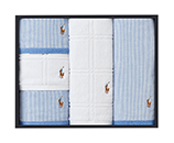 RALPH LAUREN HOME（ラルフ ローレン ホーム）オックスフォード ウォッシュタオル3P＆ハンドタオル2Pセット
